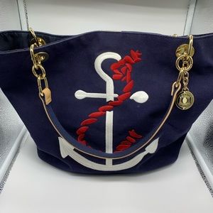 Tommy Hilfiger canvas nautical handbag